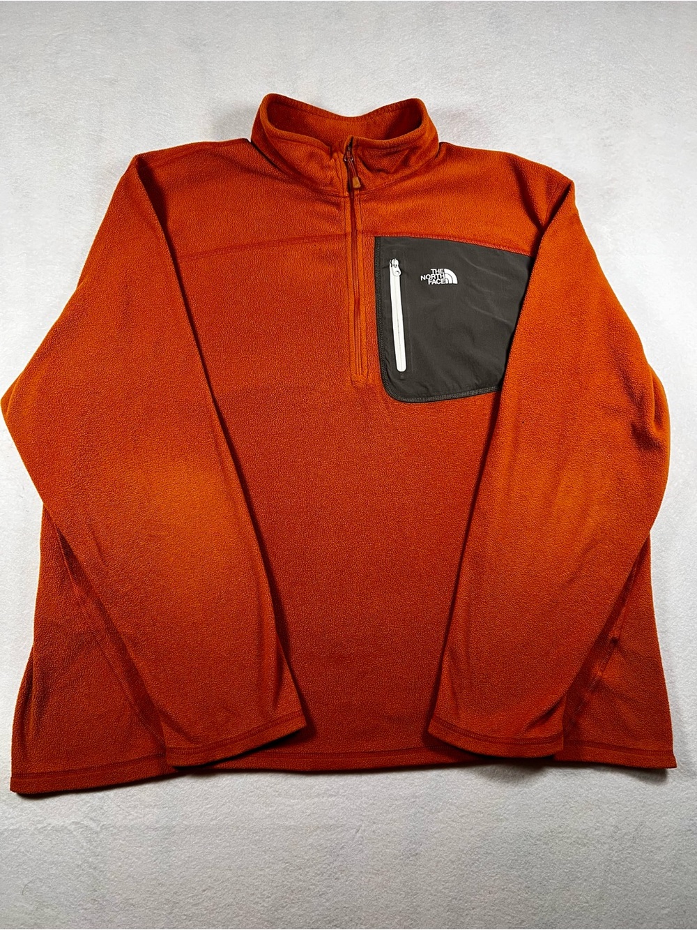 The North Face Men’s XXL Orange Full Zip Jacket Outdoor Hiking Gorpcore